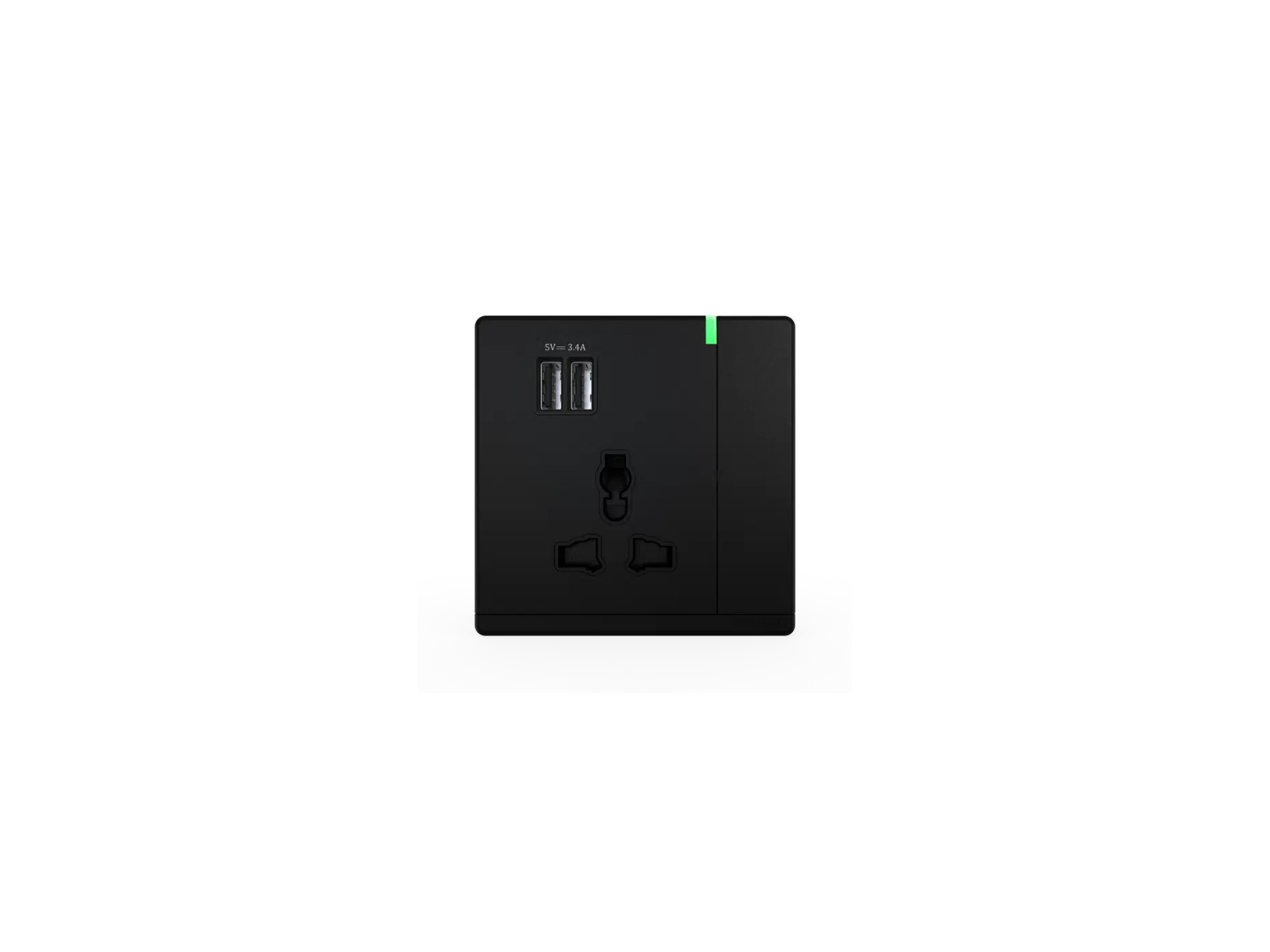 ODESSA 13A MULTI SO +3.4A USB BLACK